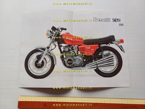 Benelli 750 Sei 1975 depliant ITALIANO originale