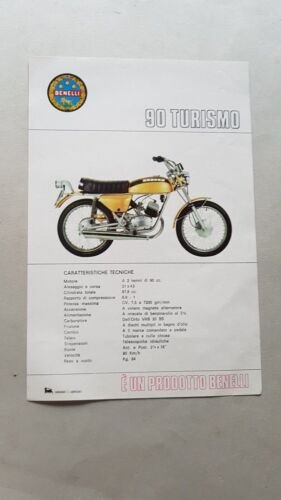 Benelli 90 Turismo 1971 depliant moto ORIGINALE motorcycle brochure