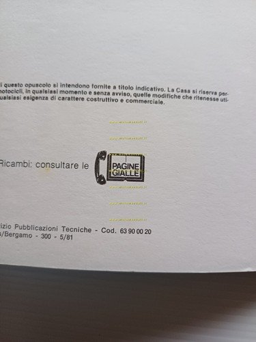 Benelli 900 Sei 1981 manuale uso manutenzione libretto istruzioni originale