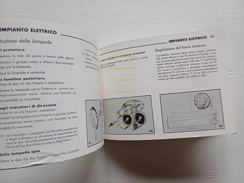 Benelli 900 Sei 1981 manuale uso manutenzione libretto istruzioni originale