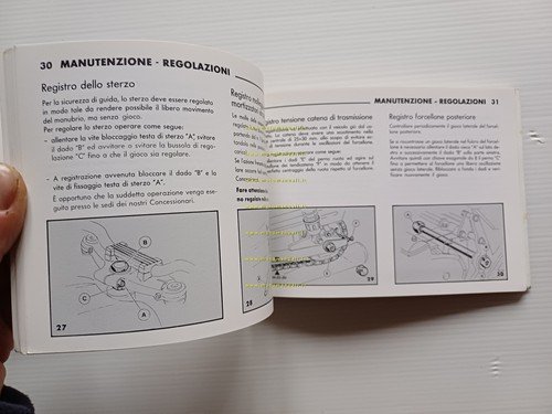 Benelli 900 Sei 1981 manuale uso manutenzione libretto istruzioni originale