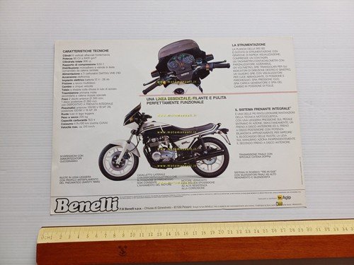 Benelli 900 SEI depliant ITALIANO originale