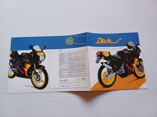 Benelli Devil 50 depliant italiano originale