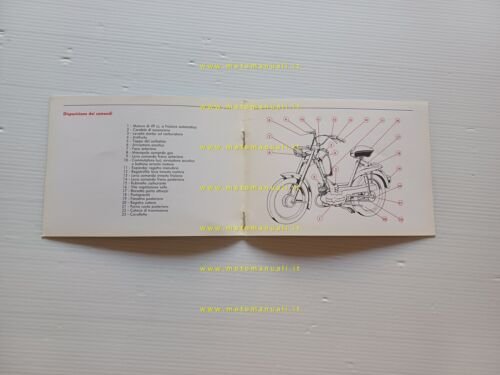 Benelli Export FA 50 1976 manuale uso originale ciclomotore owner's …