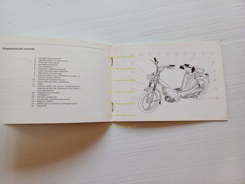 Benelli G2 50 1980 manuale uso manutenzione libretto originale italiano