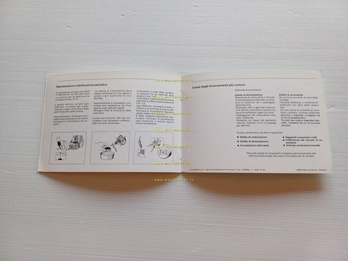 Benelli G2 50 1980 manuale uso manutenzione libretto originale italiano