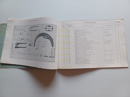 Benelli Leoncino 125 1950-51-52-53 catalogo ricambi originale