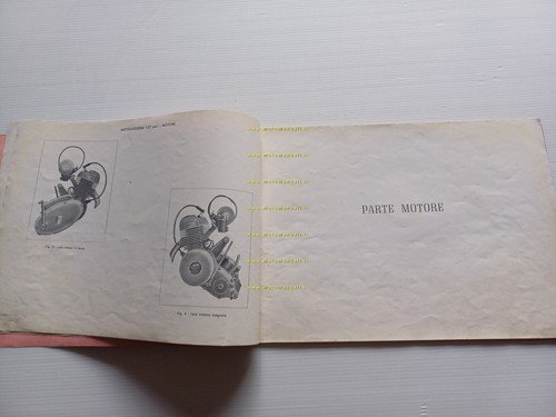Benelli Leoncino 125 1950 catalogo ricambi originale spare parts catalog
