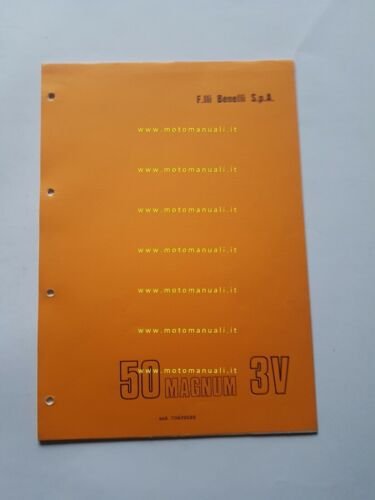 Benelli Magnum 50 3V 1976 catalogo ricambi originale spare parts …