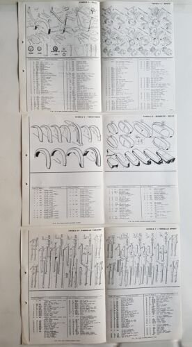 Benelli-Motobi 49 1965-70 cataloghi ricambi TELAIO tutti modelli parts catalogue