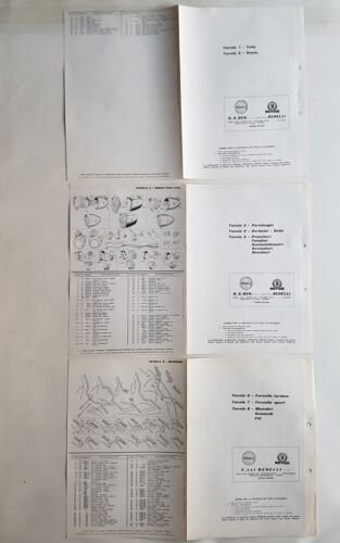 Benelli-Motobi 49 1965-70 cataloghi ricambi TELAIO tutti modelli parts catalogue