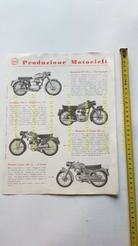 Benelli produzione modelli 1959 depliant brochure moto originale italiano