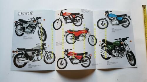 Benelli produzione modelli 1977 depliant brochure moto originale italiano