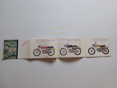 Benelli produzione modelli moto ciclomotori 1970 depliant italiano originale