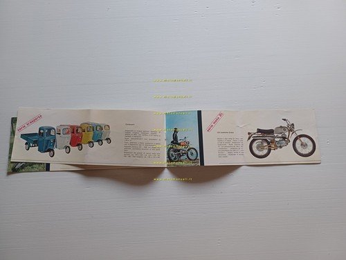 Benelli produzione modelli moto ciclomotori 1970 depliant italiano originale