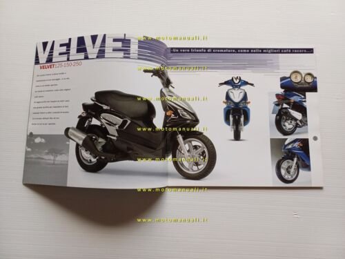 Benelli produzione scooter modelli 2000 depliant italiano originale
