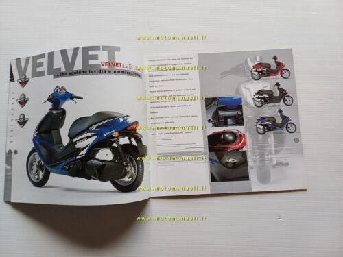 Benelli produzione scooter modelli 2000 depliant italiano originale