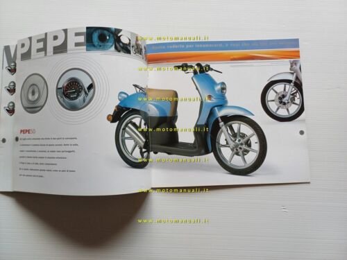 Benelli produzione scooter modelli 2000 depliant italiano originale