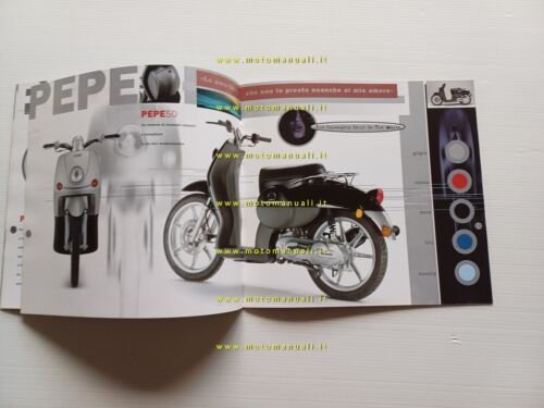 Benelli produzione scooter modelli 2000 depliant italiano originale