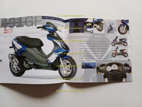 Benelli produzione scooter modelli 2000 depliant italiano originale