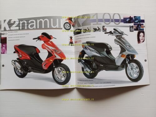 Benelli produzione scooter modelli 2000 depliant italiano originale