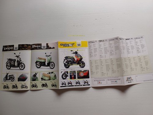 Benelli produzione scooter modelli 2011 depliant italiano originale