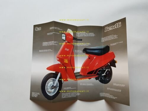 Benelli S 125 scooter 1984 depliant originale italiano