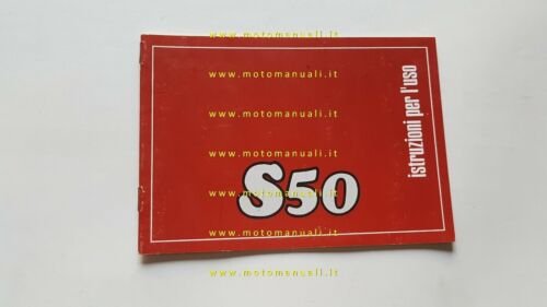 Benelli S 50 1982 scooter manuale uso originale genuine owner's …