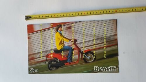Benelli S 50 Scooter 1981 depliant brochure originale italiano