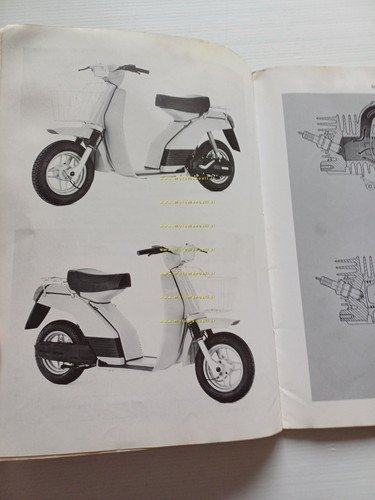 Benelli S 50 Scooter 1981 manuale officina originale italiano workshop …