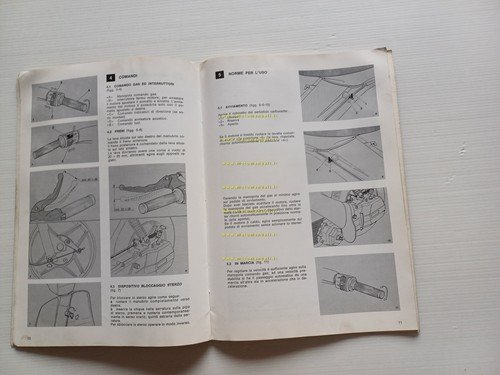 Benelli S 50 Scooter 1981 manuale officina originale italiano workshop …