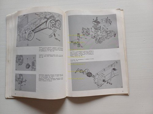Benelli S 50 Scooter 1981 manuale officina originale italiano workshop …