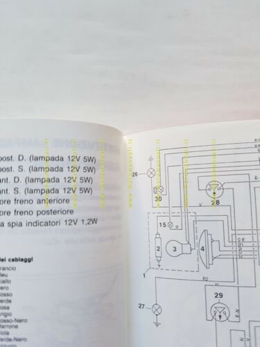 Benelli S 50 Scooter Accensione Elettronica 1988 manuale uso libretto …
