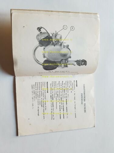 Benelli Sport - Scooter - Normale 49 1958 manuale uso …