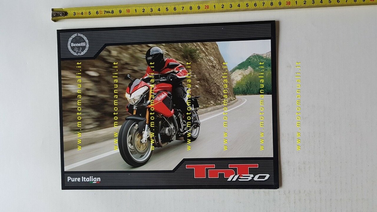 Benelli TNT 1130 depliant italiano originale moto brochure