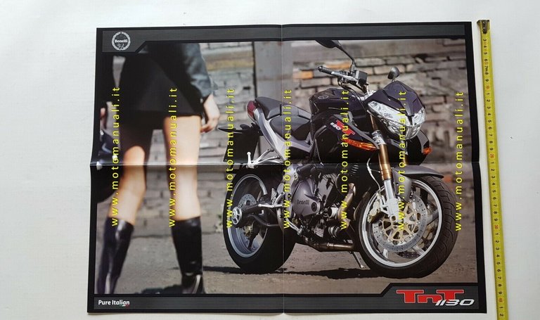 Benelli TNT 1130 depliant italiano originale moto brochure