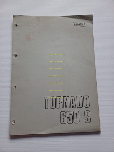Benelli Tornado 650 S 1972 catalogo ricambi originale spare parts …