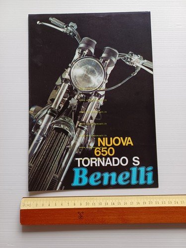 Benelli Tornado 650 S 1972 depliant originale italiano