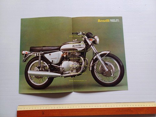 Benelli Tornado 650 S 1972 depliant originale italiano