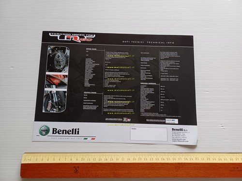 Benelli Tornado Naked Tre R 160 2011 depliant originale