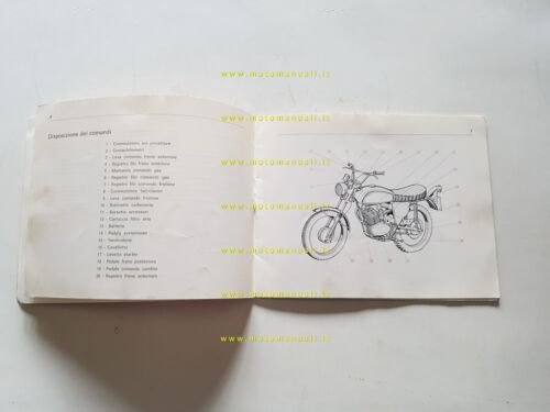 Benelli TR 90 Trial 1972 manuale uso manutenzione libretto italiano …