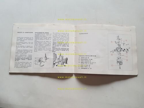 Benelli TR 90 Trial 1972 manuale uso manutenzione libretto italiano …