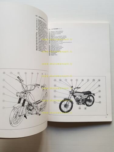 Benelli tutti modelli 50 - 125 Enduro-Turismo 1980 manuale officina …