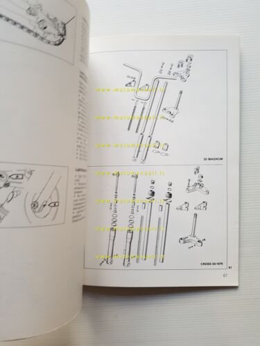 Benelli tutti modelli 50 - 125 Enduro-Turismo 1980 manuale officina …