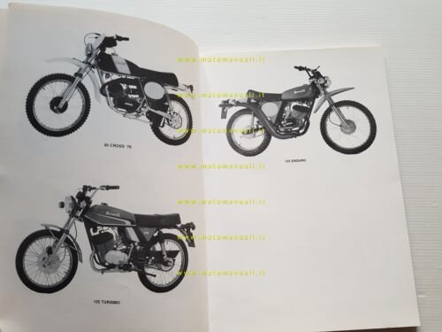 Benelli tutti modelli 50 - 125 Enduro-Turismo 1980 manuale officina …