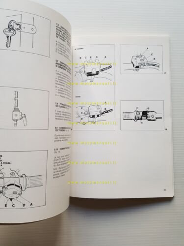 Benelli tutti modelli 50 - 125 Enduro-Turismo 1980 manuale officina …