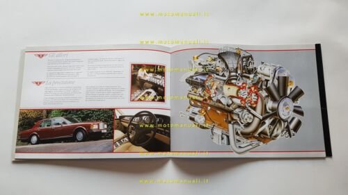 Bentley modelli 1987 depliant originale italiano