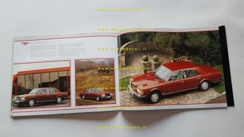 Bentley modelli 1987 depliant originale italiano
