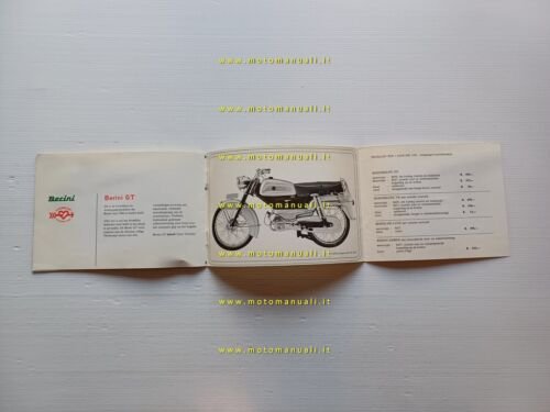 Berini produzione modelli 50 1966 depliant originale olandese