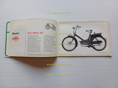 Berini produzione modelli 50 1966 depliant originale olandese